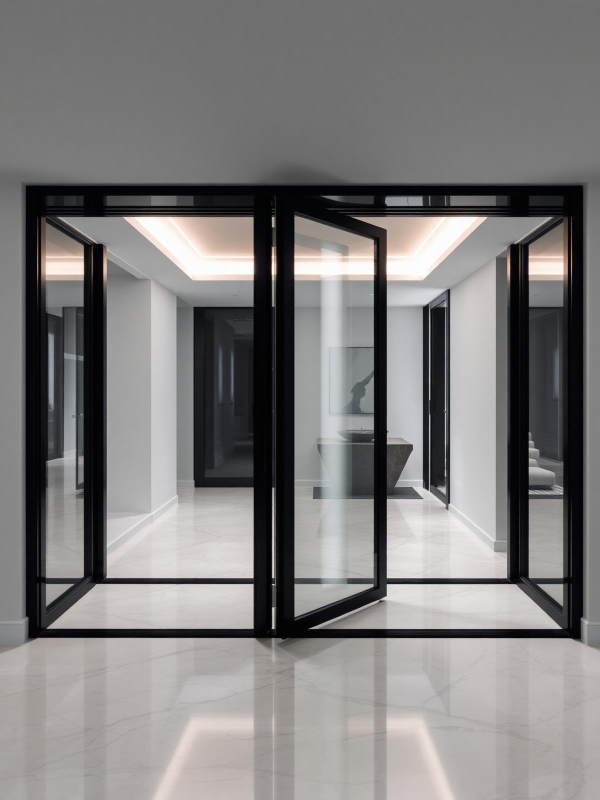 Portal pivotante